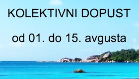 Kolektivni dopust 2026